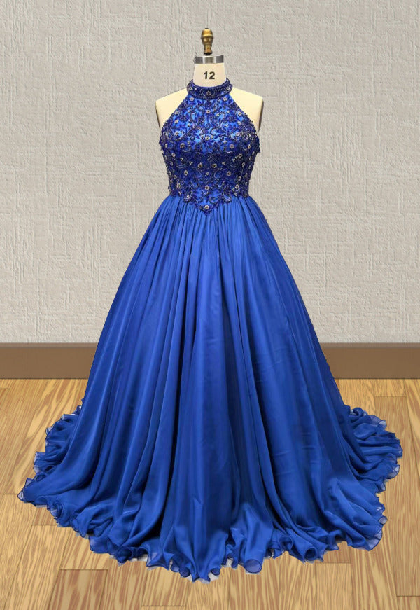 Gorgeous Royal Pageant Couture with Sparkly Beaded Bodice