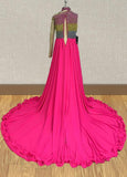 Colorful Beaded Bodice Little Princess Pageant Gown