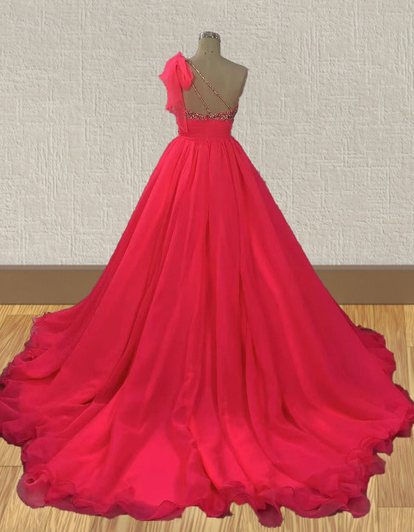 Little Child Hot Pink Pageant Dress with Glitz Bodice