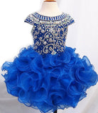 16 color - Infant/toddler/baby/children/kids Girl's glitz Pageant Dress - ToddlerPageantDress