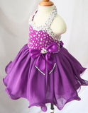 16 color - Infant/toddler/baby/children/kids Girl's Glitz Pageant Dress - ToddlerPageantDress