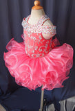 16 color - Infant/toddler/baby/children/kids Girl's glitz Pageant evening/prom Dress/clothing 1~4T G081 - 4 - ToddlerPageantDress