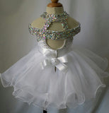 16 color - Infant/toddler/baby/children/kids glitz Girl's Baby Doll Pageant Dress 1~5T G081D - ToddlerPageantDress