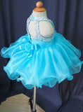 16 color - Infant/toddler/baby/children/kids glitz Girl's Baby Doll Pageant Dress1~4T G079 - ToddlerPageantDress