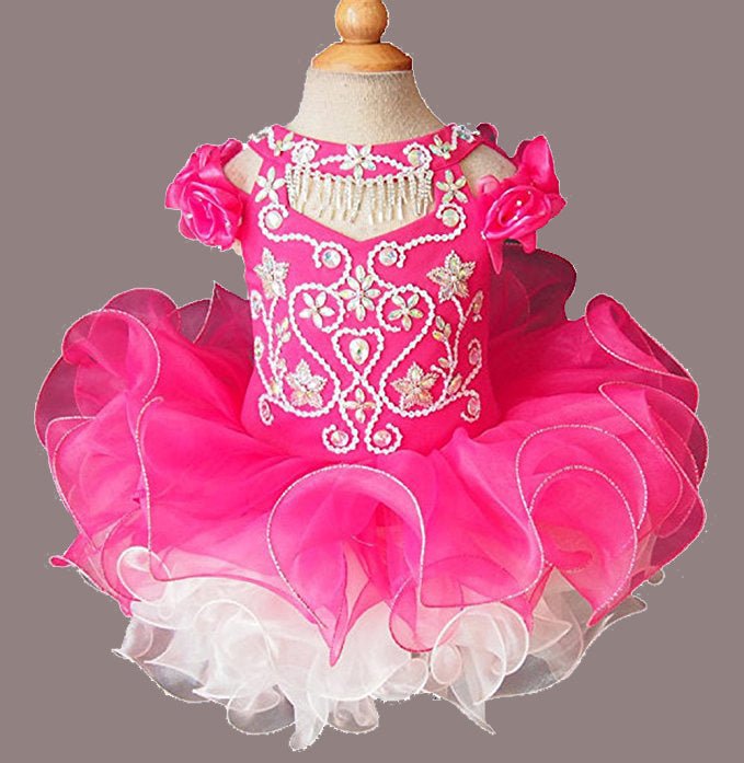 16 color - National Glitz Off the Shoulder Flower Girl Pageant Dress size 1~4T - ToddlerPageantDress