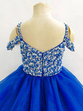 Stunning Little Girls Royal Pageant Ball Gown