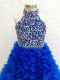 Glitzy Beaded Bodice Little GIrls Best Value Pageant Dress