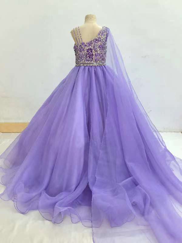 Gorgeous Beaded Bodice Preteens Long Pageant Dress