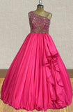 Custom Fuchsia Little Child Pageant Prom Couture - ToddlerPageantDress