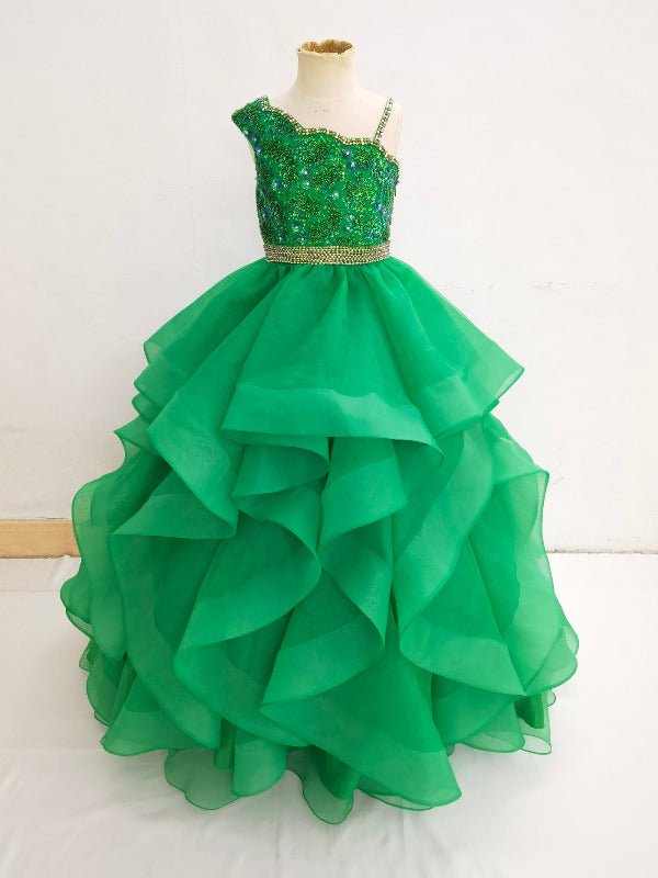 Gorgeous Beauty Young Girl Prom Pageant Couture - ToddlerPageantDress