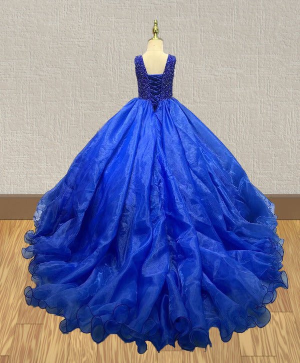 Gorgeous Royal Blue Pageant Dress for Teenage Girls - ToddlerPageantDress