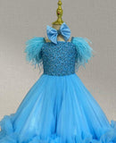 Stunning Miss Unirerse Gowns with Glitter Bodice - ToddlerPageantDress