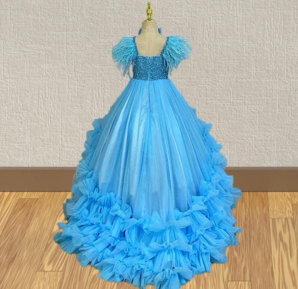 Stunning Miss Unirerse Gowns with Glitter Bodice - ToddlerPageantDress