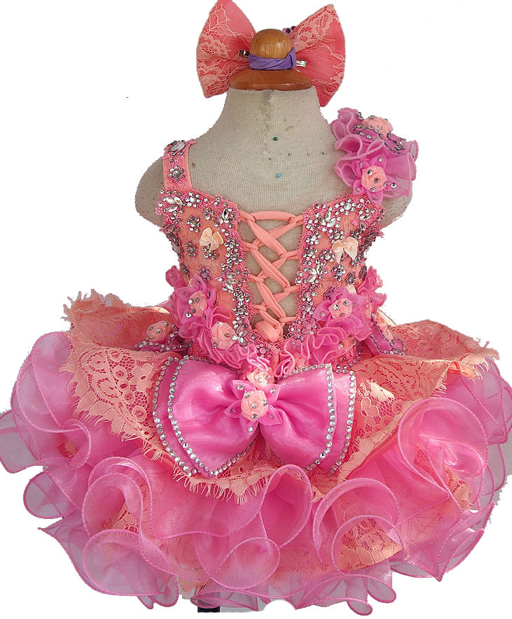 Jennifer Wu Toddler/Infant/Kids Charming  Cupcake Pageant Dress - ToddlerPageantDress