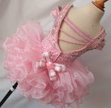 Custom Infant/toddler/baby/children/kids Girl's glitz Pageant Dress - ToddlerPageantDress