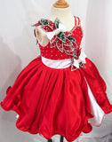 Custom Made Glitz Toddler Christmas Pageant Dress G221 - ToddlerPageantDress