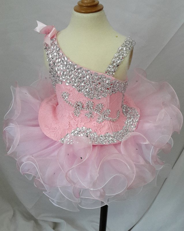 Custom Made Infant/toddler/baby/children/kids Girl's Pageant Dress 1~4T G095A - ToddlerPageantDress