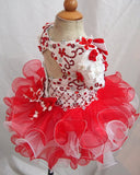 Custom Made Infant/toddler/baby/children/kids Girl's Pageant Dress 1~4T G207 - ToddlerPageantDress