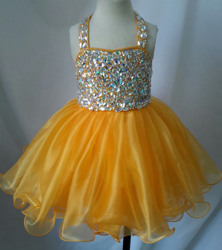 Custom Made Infant/toddler/kids/baby/children Girl's Pageant/prom Dress/clothing 1 - 4T - ToddlerPageantDress