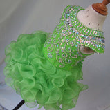 Glitz Beaded Bodice Little Girl/Child/Toddler/Baby/Kids Pageant Dress - ToddlerPageantDress