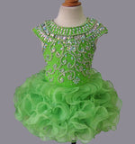 Glitz Beaded Bodice Little Girl/Child/Toddler/Baby/Kids Pageant Dress - ToddlerPageantDress