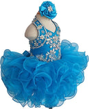 Glitz Beaded Bodice Little Girl/Kids/Child Cupcake Pageant Dress - ToddlerPageantDress