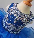 Glitz Beaded Bodice Little Miss/Toddler/Infant Cupcake Pageant Dress - ToddlerPageantDress