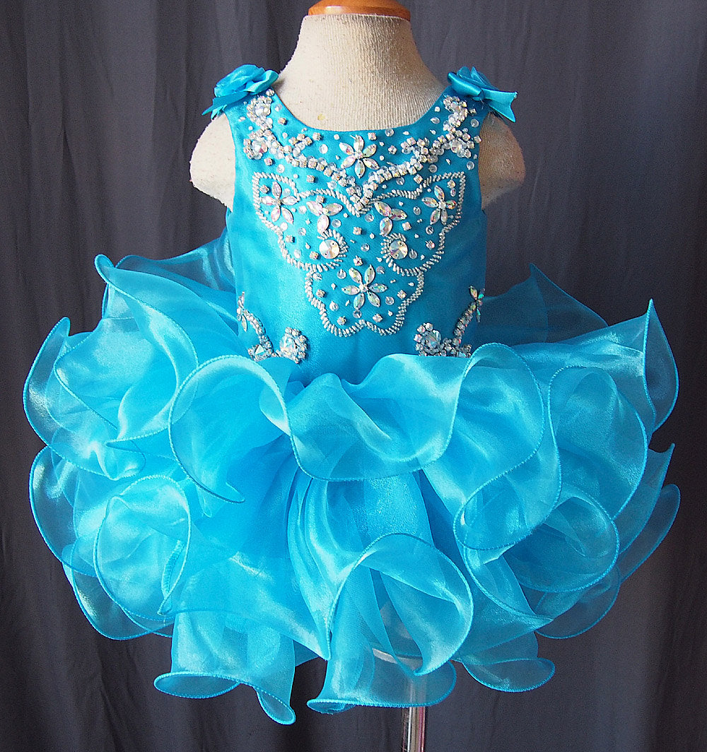 16 Colors---Infant/toddler/baby/children/kids/newborn Girl's Pageant Gown 1~4T G090-1 - ToddlerPageantDress