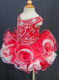 Glitz Beaded Bodice Little Girl/Baby Miss/Toddler Cupcake Pageant Dress - ToddlerPageantDress