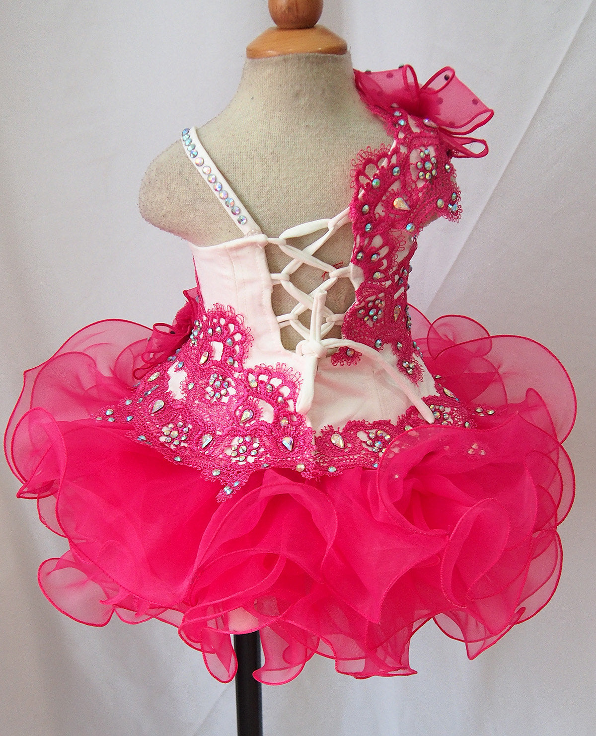 Custom Made Infant/toddler/baby/children/kids Girl's Pageant Dress 1~4T G171-3 - ToddlerPageantDress