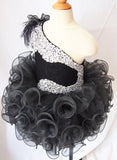 Infant/toddler/baby/children/kids Girl's Black Cupcake Pageant Dress 1~4T G095 - 5 - ToddlerPageantDress