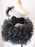 Infant/toddler/baby/children/kids Girl's Black Cupcake Pageant Dress 1~4T G095 - 5 - ToddlerPageantDress