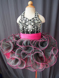 Infant/toddler/baby/children/kids Girl's Black Pageant Dress 1 - 4T G073 - ToddlerPageantDress