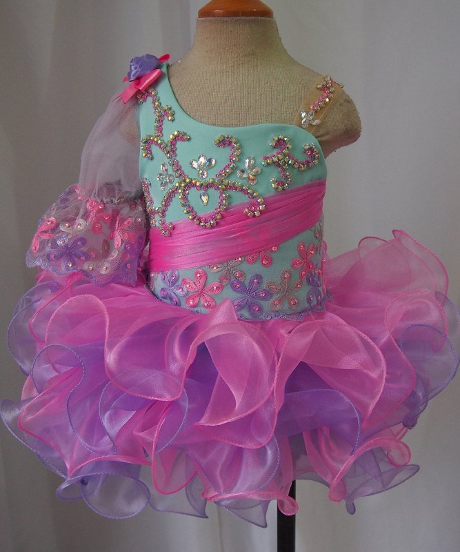 Infant/toddler/baby/children/kids Girl's Pageant Dress 1~4T G106 - 11 - ToddlerPageantDress