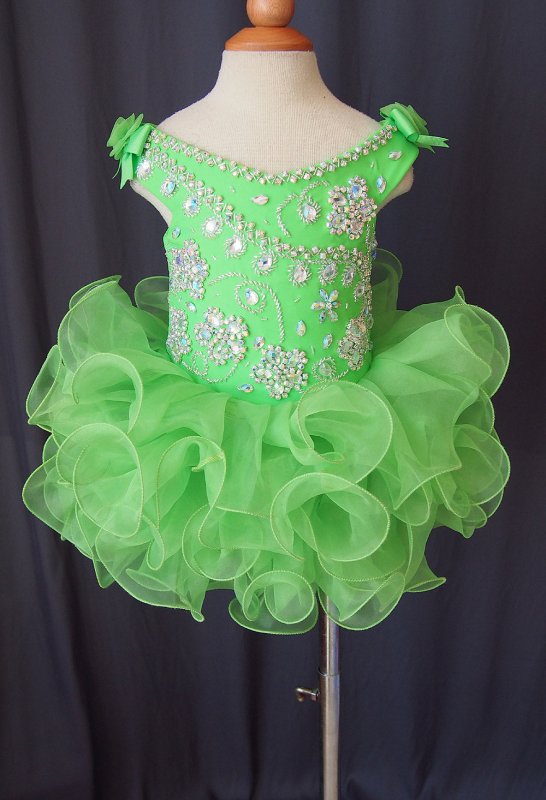 Infant/toddler/baby/children/kids Girl's Pageant Dress for birthday,wedding,bridal,gift,party,1~4T G091 - 6 - ToddlerPageantDress