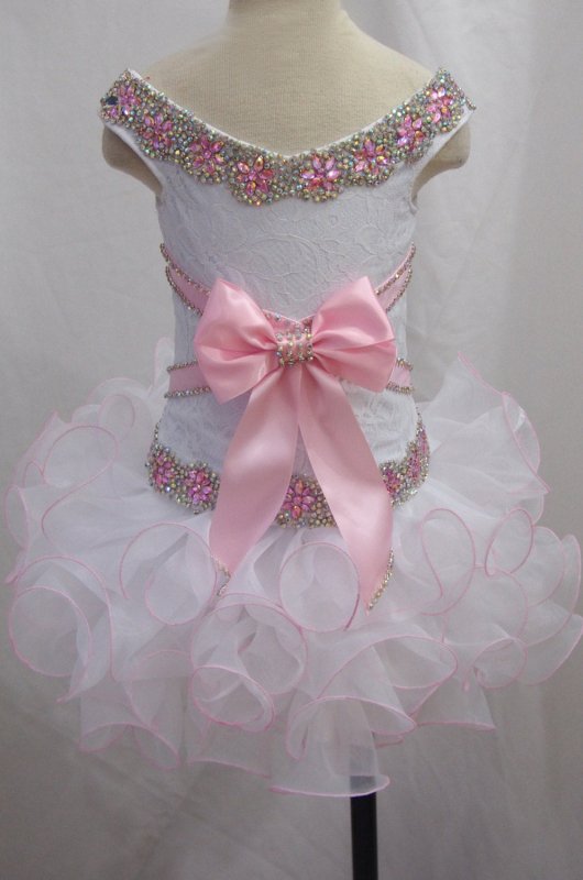 infant/toddler/baby/children/kids Girl's Pageant Dress/clothing/gown for birthday,christmas 1~4T G206 - ToddlerPageantDress