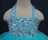 Infant/toddler/baby/children/kids glitz Girl's Baby Doll Pageant Dress, 1~4T G128C - ToddlerPageantDress