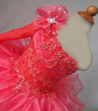 Infant/toddler/baby/children/kids glitz Girl's Pageant Dress for birthday G086－4 - ToddlerPageantDress