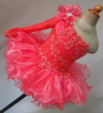 Infant/toddler/baby/children/kids glitz Girl's Pageant Dress for birthday G086－4 - ToddlerPageantDress