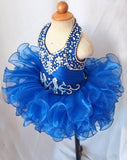 Infant/toddler/baby/children/kids glitz Girl's Pageant Dress/clothing for birthday,bridal, size1~7 G153 - 6 - ToddlerPageantDress