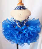 Infant/toddler/baby/children/kids glitz Girl's Pageant Dress/clothing for birthday,bridal, size1~7 G153 - 6 - ToddlerPageantDress