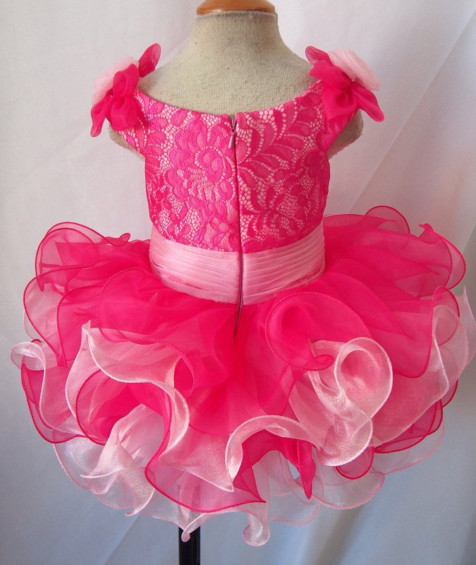 Infant/toddler/baby/children/kids non Natural Girl's Baby Doll Pageant Dress - ToddlerPageantDress