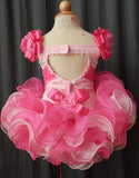 Infant/toddler/baby/children/kids/newborn Girl's Pageant Dress1 - 4T G026 - 3 - ToddlerPageantDress