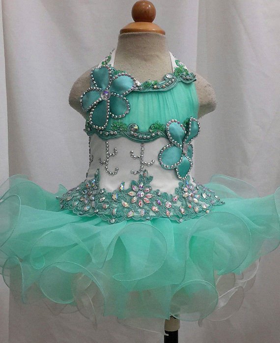 Infant/toddler/kids/baby/children Girl's Pageant/prom Dress/clothing 1 - 4T G001 - 3 - ToddlerPageantDress