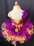 Jennifer Wu Flower Girl Natural Cupcake Pageant Dress - ToddlerPageantDress