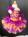 Jennifer Wu Flower Girl Natural Cupcake Pageant Dress - ToddlerPageantDress