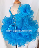 Jennifer Wu One Shoulder Lace Little Baby Cupcake Natural Pageant Dress - ToddlerPageantDress