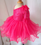 Natural Infant/toddler/baby/children/kids doll style Girl's Pageant Dress - ToddlerPageantDress