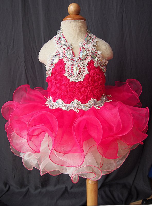 Natural Infant/toddler/baby/children/kids Girl's Pageant Dress 1~4T G040 - ToddlerPageantDress