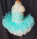 Natural Infant/toddler/baby/children/kids/newborn Girl's Pageant Dress - ToddlerPageantDress